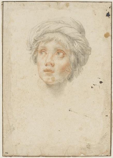 Tentative de retrouver un tableau d'après un dessin de femme au turban Lorenz10