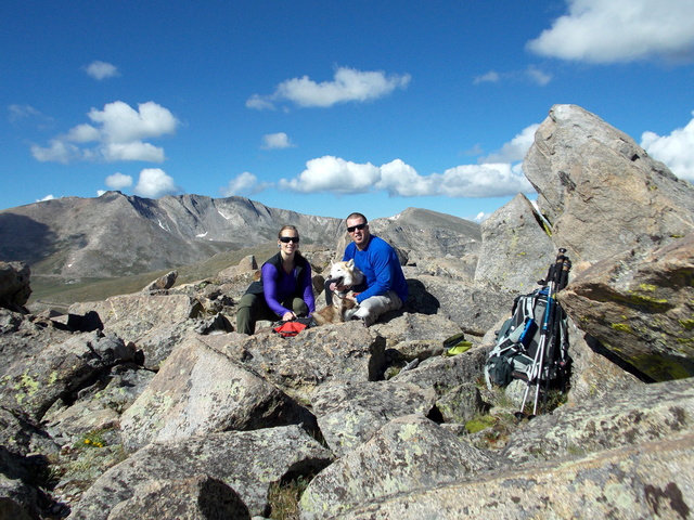 Hiking with Dogs~ Rogers Peak 13,391 & Mt. Warren 13,307, Colorado  Dscn4013