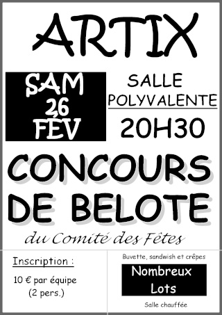 Comité des fetes d'Artix - Portail Affich11