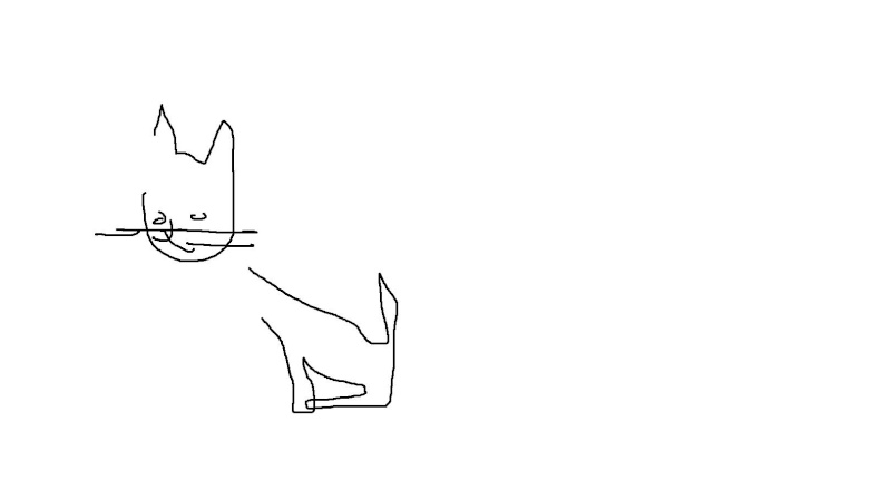 Open Paint. Close eyes. Draw cat. Post results. Cat210