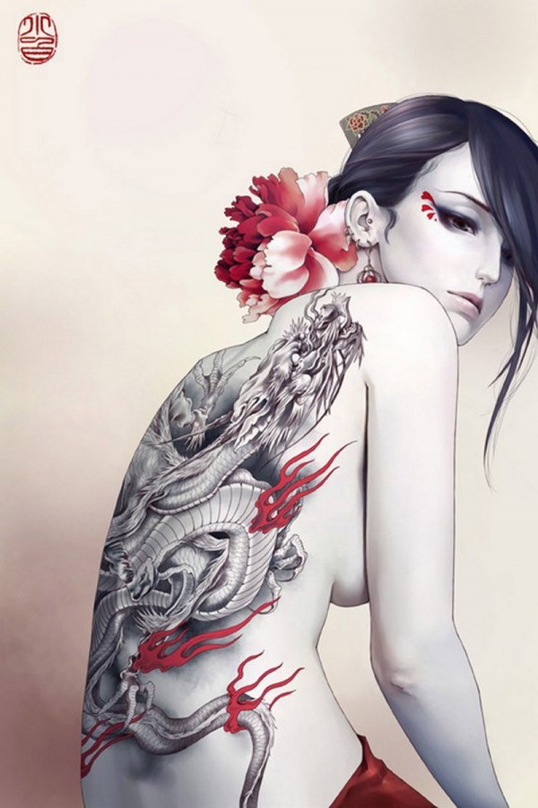 Fujiko Suzaku no Orochi, la femme au dragon tatoué  Xiaoba10