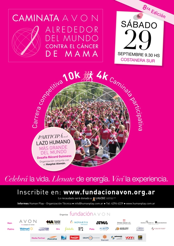 Caminata contra el cáncer de mama 29/09, 9h30, Costanera Sur 001143