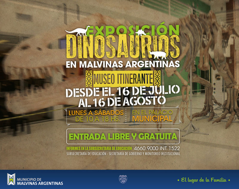 Malvinas Argentinas: Exposición Dinosaurios. Museo_10