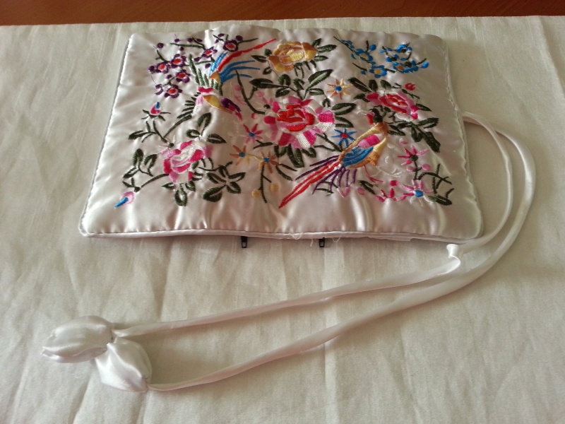 SATIN EMBROIDERED JEWELLERY POUCH 2012-141