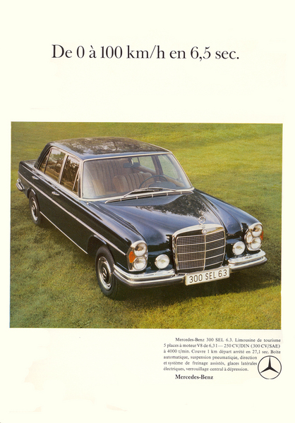 [Historique] La Mercedes 300 SEL 6.3 (W109) 1968-1972 1968me10