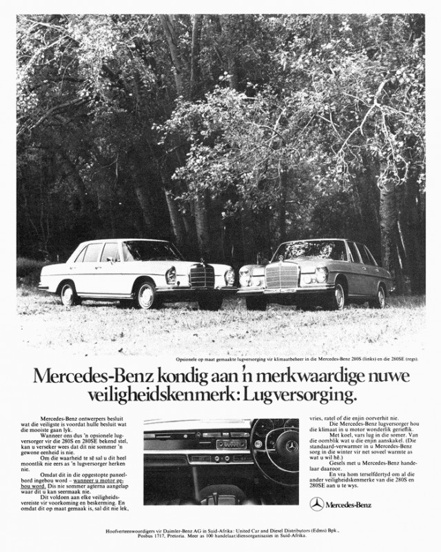 [Photos] Publicité Mercedes-Benz - tous modèles   1972_m10