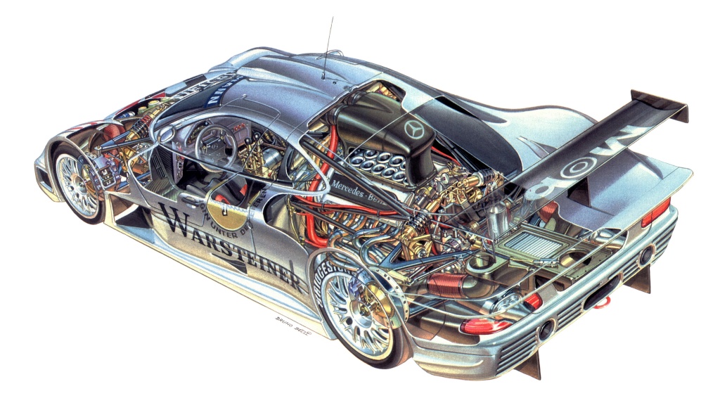 [Historique] La Mercedes CLK-GTR (Sport prototypes) 1997-1999 Merce218