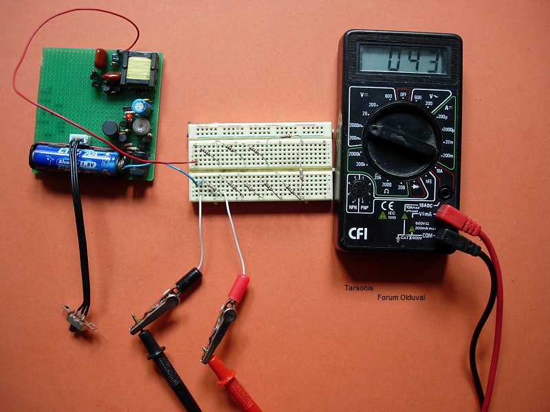 Un projet de compteur geiger à transistors Milivo10