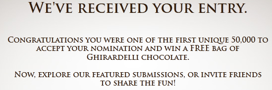 FREE Bag of Ghirardelli Squares Chocolates Ghi10