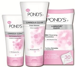 FREE Ponds Luminious Clean Cream Cleanser Sample Ponds-10