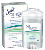 FREE Secret Clinical Deodorant Secret10