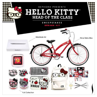 Hello Kitty Head of the Class Sweepstakes ends 9/17 Sepho10