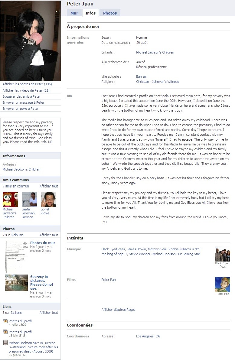 Peter Jpan... Beaucoup pensent qu'il s'agit du compte Facebook de Michael ! - Page 2 Infos_10