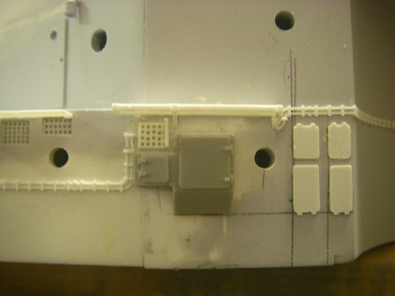 Bau der Bismarck in 1:100 Imgp8526