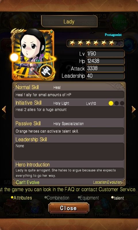 PvP-Arena - Valuables Heroes Lady10