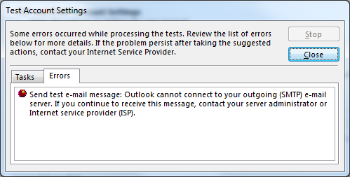Cannot skip Outlook 2013 new account test when using IMAP - fix. [GUIDE] 510