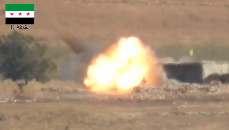 فيديو : مقتل 20 حزب اللات بصاروخ تاو على جبهة خان طومان في ريف حلب الجنوبي 114