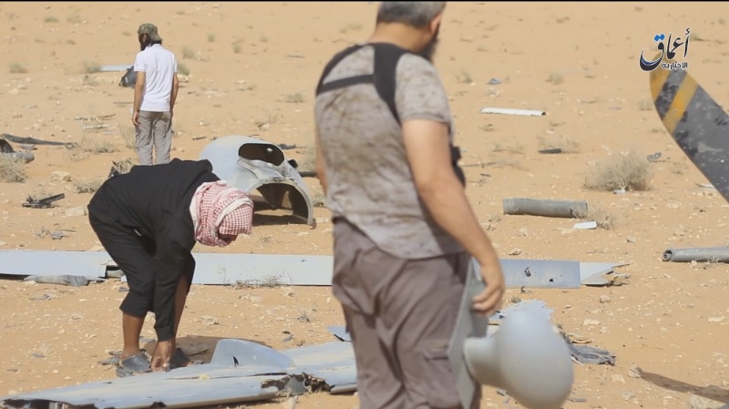 فيديو وصور: البنتاغون تعلن سقوط طائرة بدون طيار التي أسقطها مقاتلو الدولة الإسلامية 13210