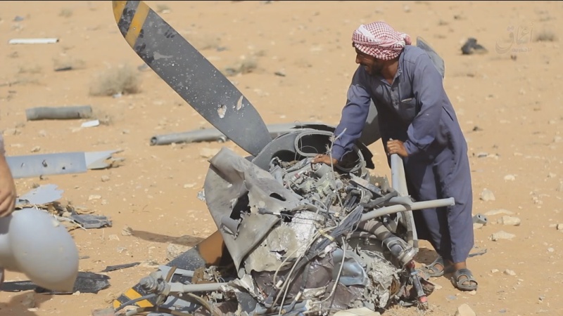 فيديو وصور: البنتاغون تعلن سقوط طائرة بدون طيار التي أسقطها مقاتلو الدولة الإسلامية 14210