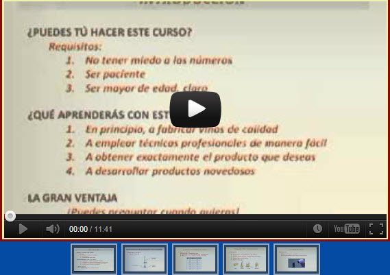 Curso de Elaboración de Vino de Frutas ♦ Marcos Gonzalez Imagen10