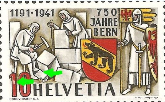 Bern - SBK 253  (Mi 398) 750 Jahre Bern 22_str10