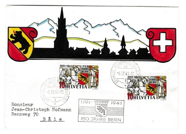 Nachporto - SBK 253  (Mi 398) 750 Jahre Bern - Seite 3 750_ja17