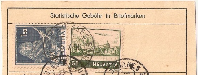 Kantonale und Schweizer Zollstempel Gondo110