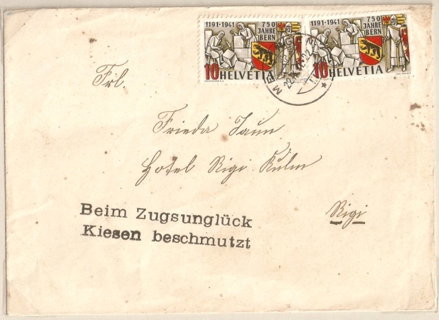 Stempel - SBK 253  (Mi 398) 750 Jahre Bern Kiesen10