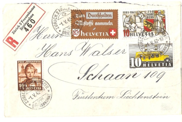 Nachporto - SBK 253  (Mi 398) 750 Jahre Bern - Seite 4 Schaan10