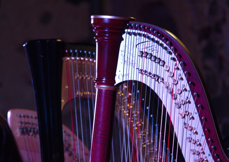 Concert de harpes à Saint Geniez d'Olt... 3harpe10