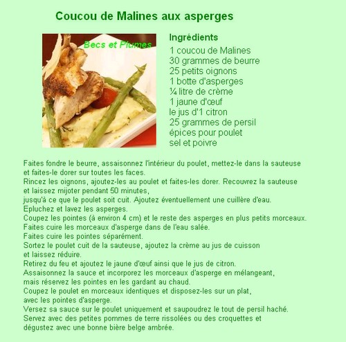 la Coucou de Malines Recett11