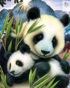 Famille Panda Patchw10