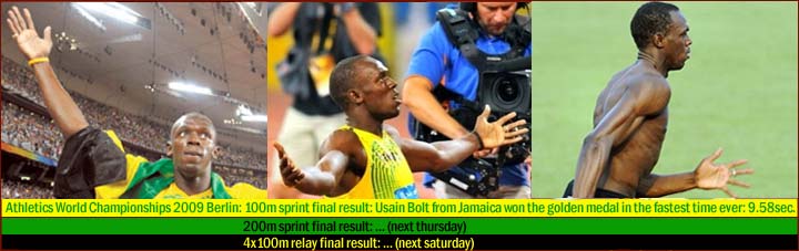 Usain Bolt (Jamaica) - the fastest sprinter ever! Usain-10