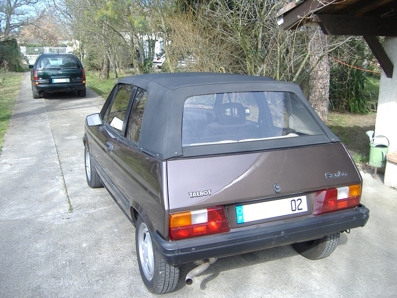 TALBOT Samba Cabriolet de 1984 et TALBOT Samba GL de 1985 Talbot14