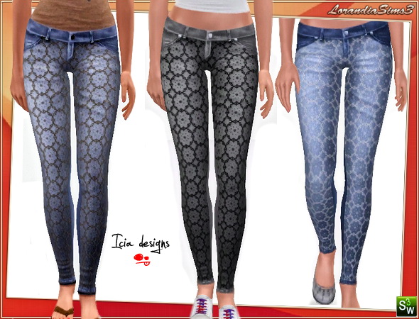 Zippered Studded Jacket and Lace Skinny Jeans by Icia Lorand12