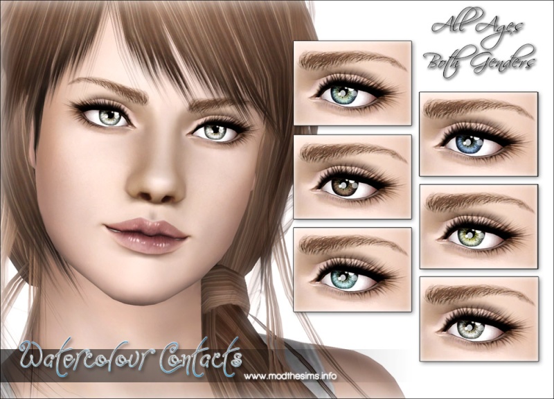 "Watercolour" Ultra Small Realistic Eye Contacts by Elexis Mts_el10