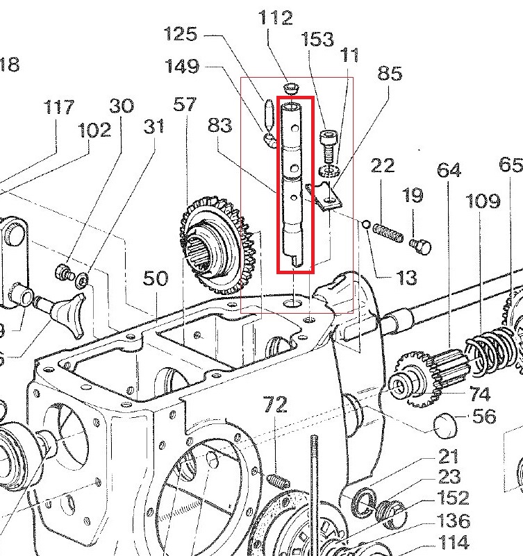 (recherche) Un axe de prise de force motoculteur  STAUB PP2X Pp2xd110