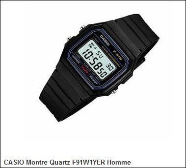 La montre qu'on ne vous volera (peut-être ... ) pas Casio10