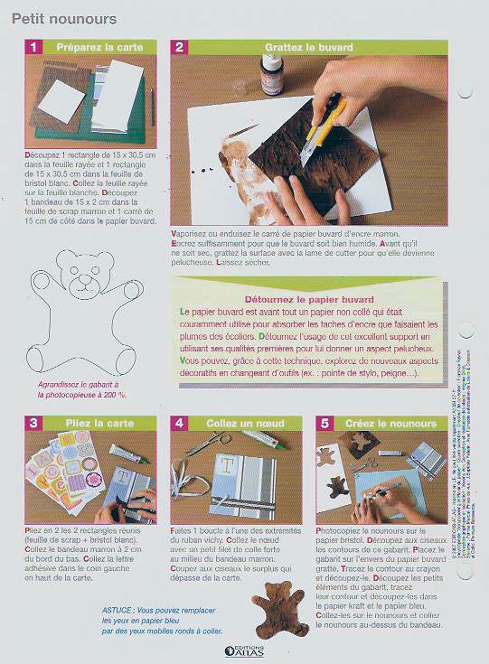 l'ours pour les petites mains agiles - Page 2 Fiche311