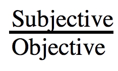 Subjective <> Objective Subjec10