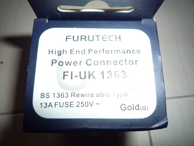 Furutech FI-UK 1363 Power Connector (New) SOLD P1020511