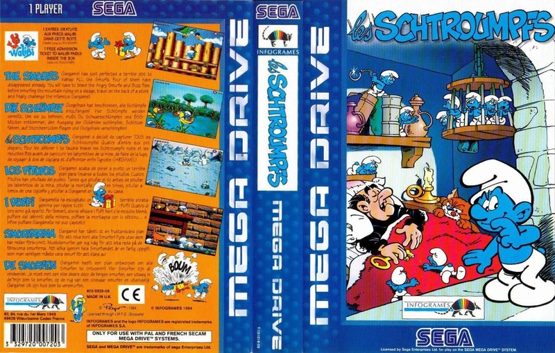 Le mystérieux pack Schtroumpfs Mega Drive 184711