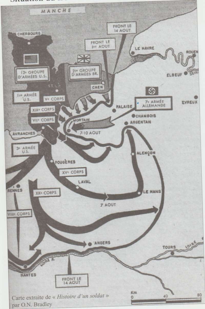 Chambois. La poche de Falaise .Le 12 août 1944 Batail10