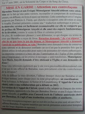 L'Armure Spirituelle en version française telle que révélée à Enoch de Colombie ! Sans-t23