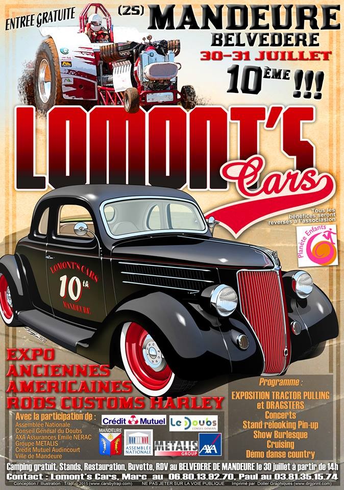 10 ème LOMONT'S CARS le 30 et 31 juillet à  MANDEURE Lomont10