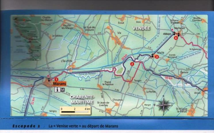 Le Marais poitevin à vélo : entre Niort et La Rochelle [itinéraire] Maille10
