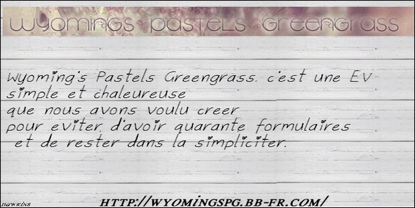 Wyoming's Pastels Greengrass Wpg10