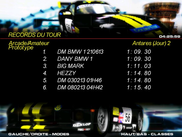 Généralités "24 Heures du Mans" (infogrames) - Page 4 Antare10