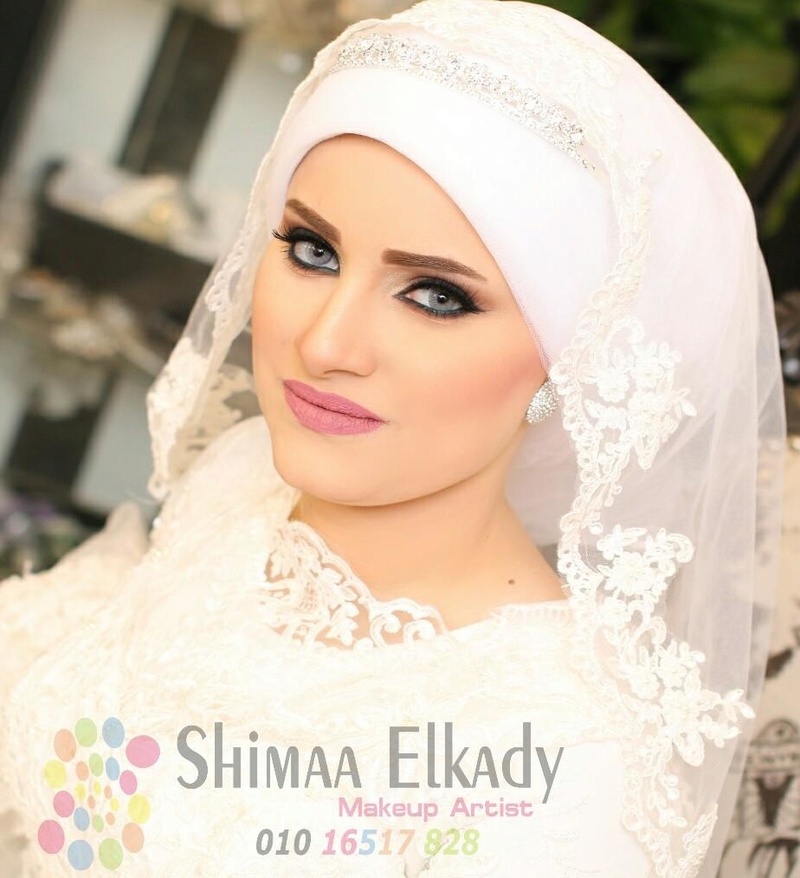 مكياج و لفات طرح للعروسة مع خبيرة التجميل شيماء القاضي 2016 13669410