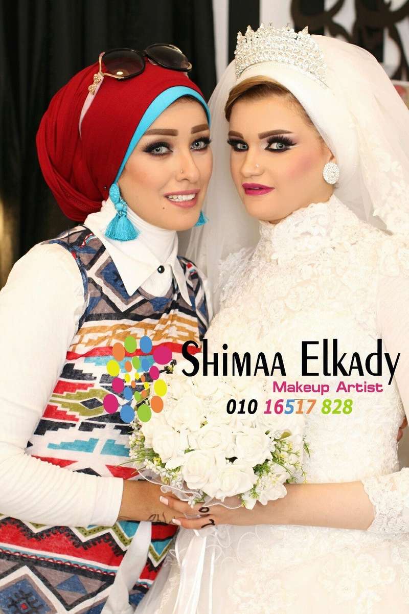 مكياج و لفات طرح للعروسة مع خبيرة التجميل شيماء القاضي 2016 13975310